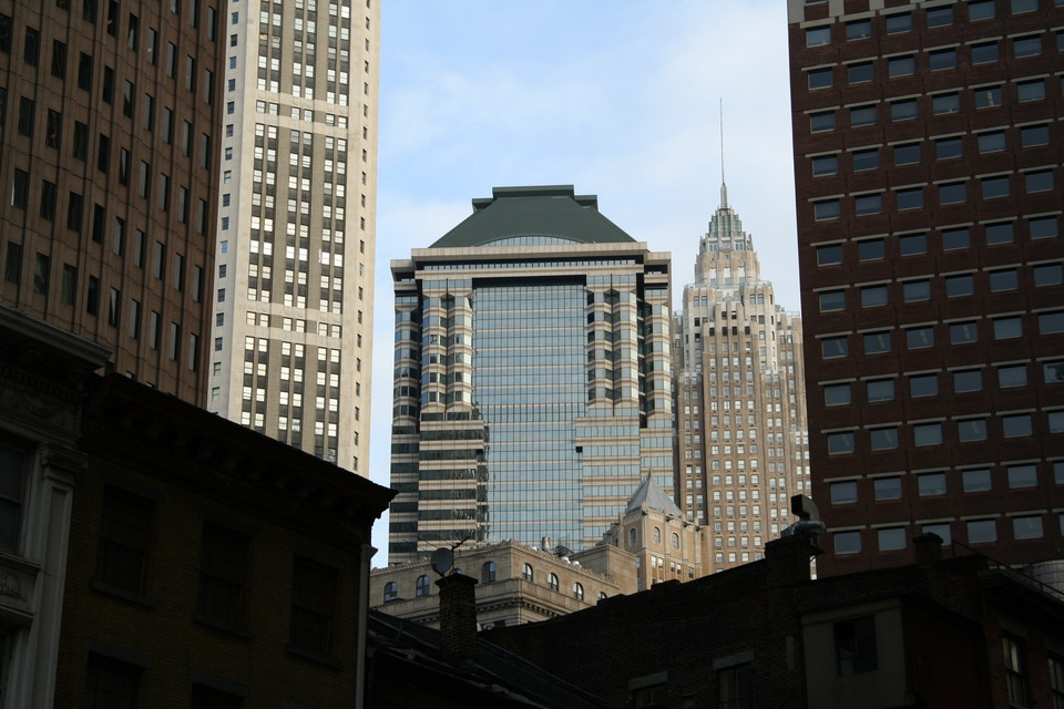 Downtown New York in New York, New York