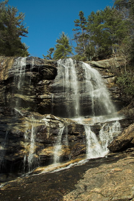 Glenn Falls in Highlands, North Carolina