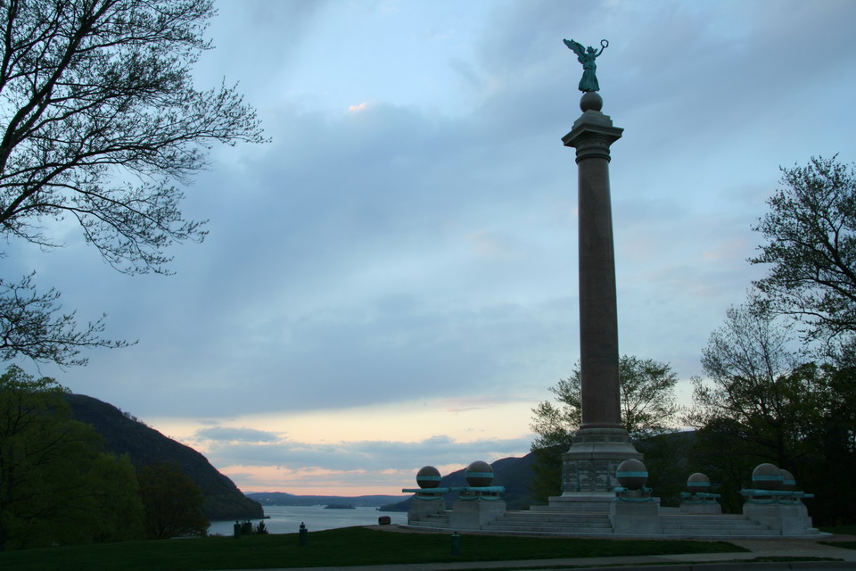 Sunset at Trophy Point in West Point, New York