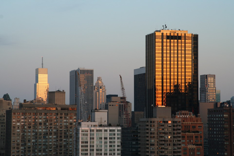 Manhattan Sunset in New York, New York