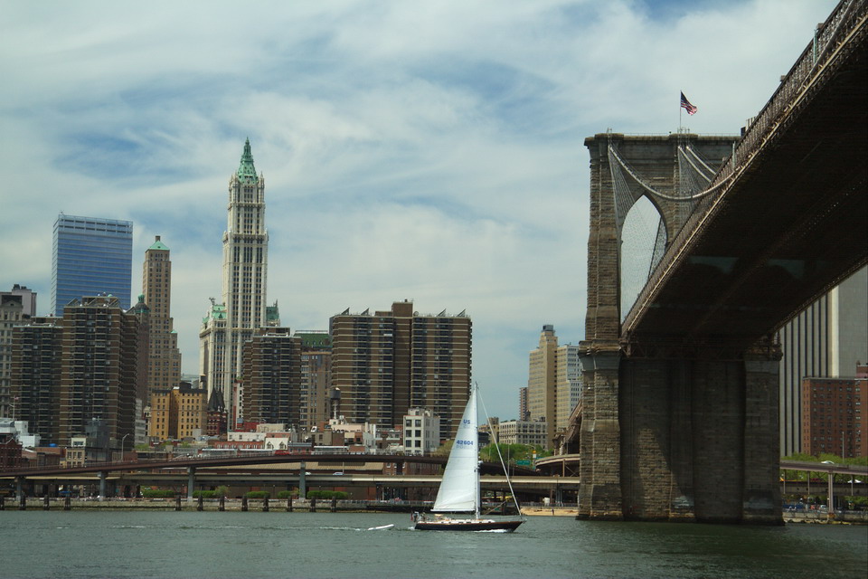 Manhattan from Brooklyn in New York, New York