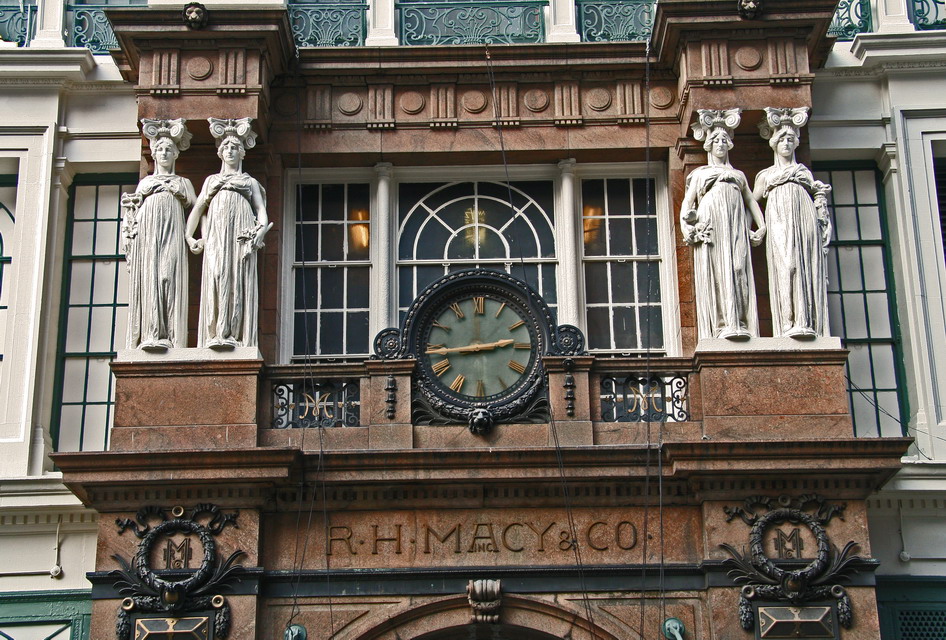 Macy's Store Front in New York, New York