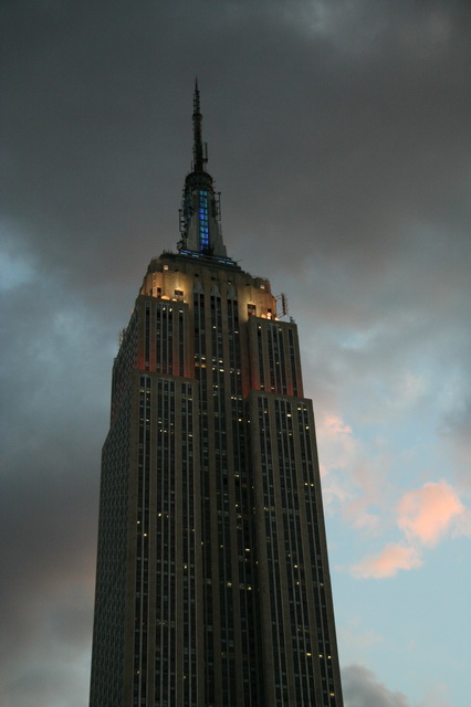 Empire State Building at Sunset in New York, New York