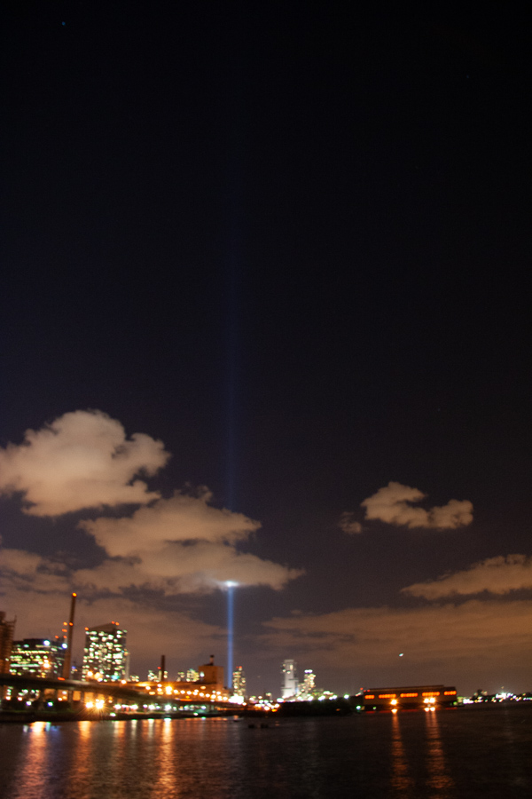 Twin Tower Light in New York, New York