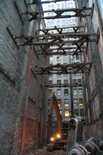 Construction in Manhattan in New York, New York