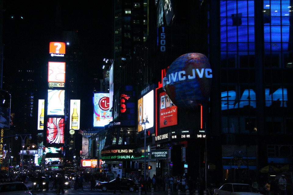 Times Square in New York, New York