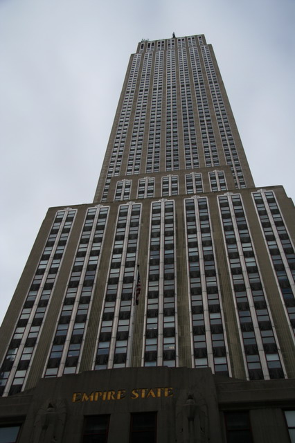 Empire State Building Up Close in New York, New York