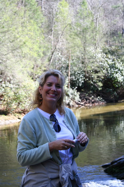 Mary on a Hike in Highlands, North Carolina