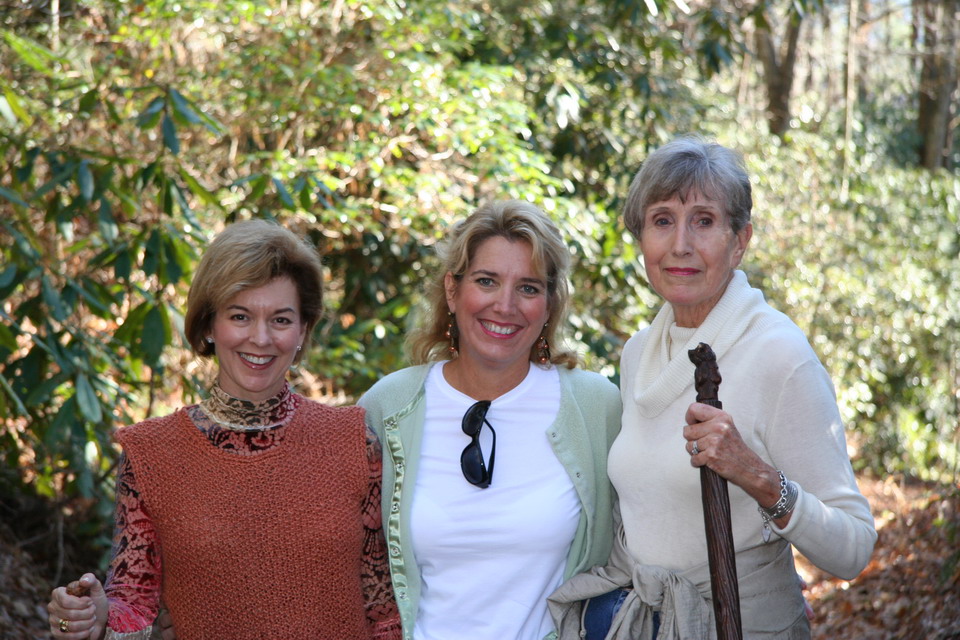 Girls in the Woods in Highlands, North Carolina