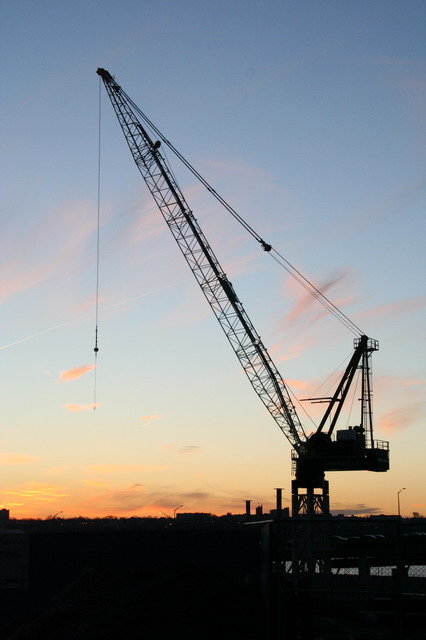 Crane in New York in New York, New York