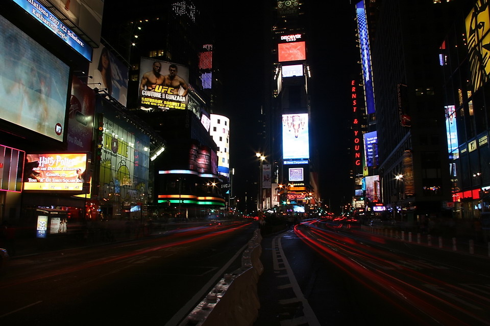 Times Square Traffic in New York, New York