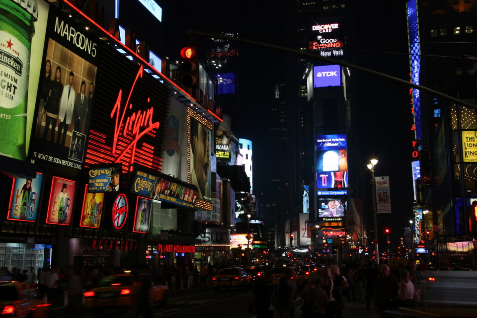 Times Square in New York, New York