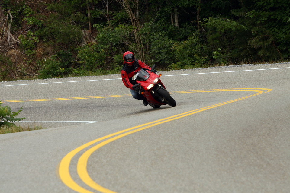 In the Turn in Deals Gap, North Carolina