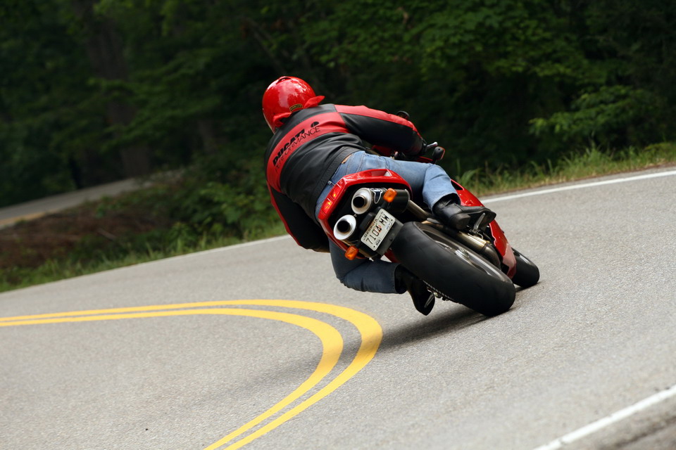 Leaning in Deals Gap, North Carolina