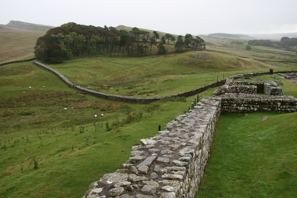 Housesteads Fort in Hadrians Wall, England