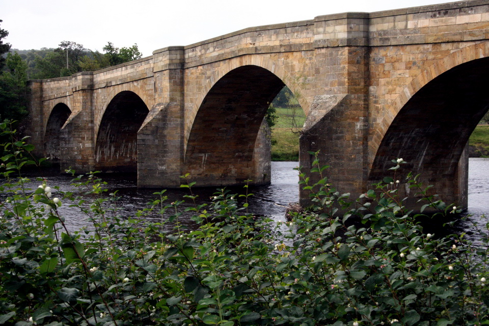 Chollerford Bridge in Hadrians Wall, England