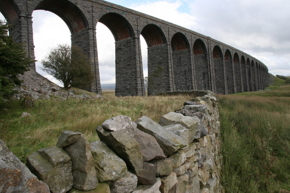Ribblehead Viaduct  in Yorkshire Dales, England