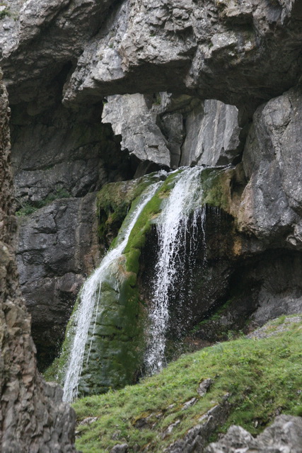 Gordale Scar in Yorkshire Dales, England