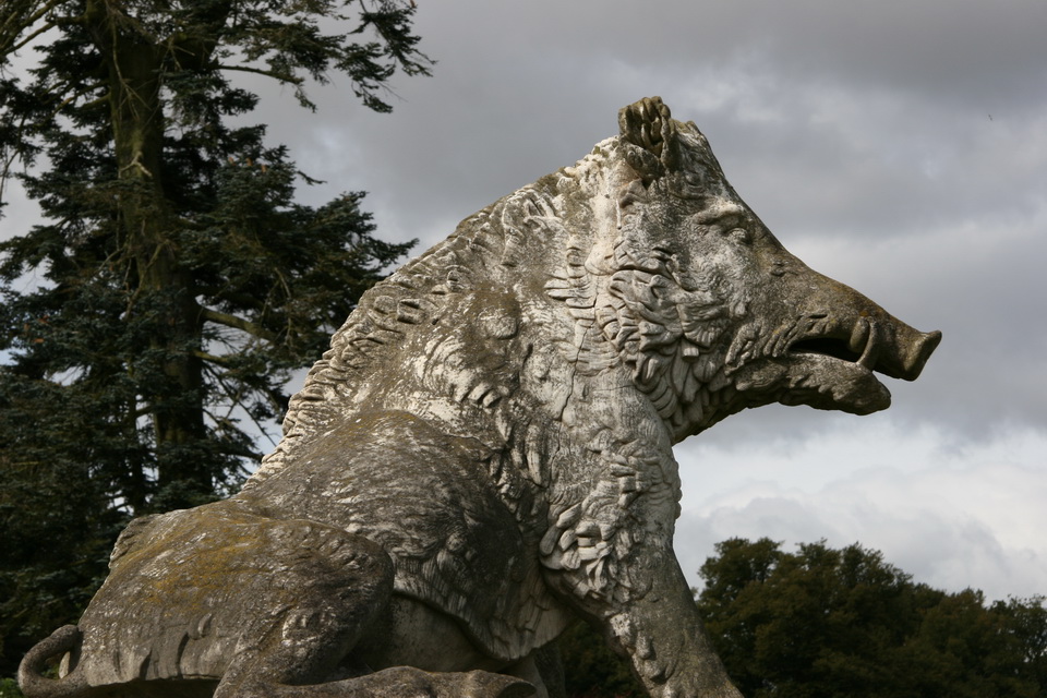 Boar Garden in Castle Howard, England