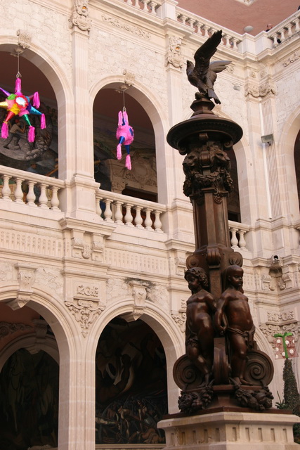 Plaza of the Government Building in Chihuahua, Mexico