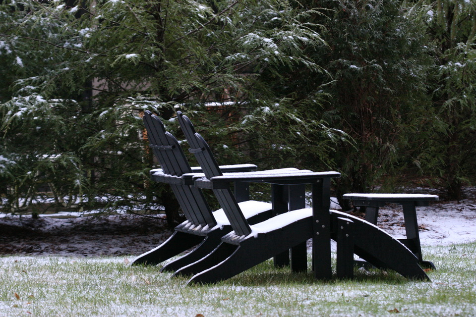Adirondacks in Snow in Highlands, North Carolina