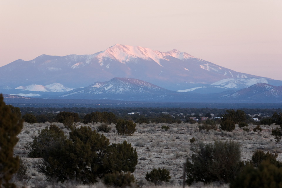 San Francisco Peaks in Grand Canyon, Arizona