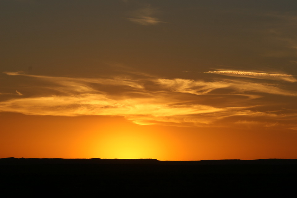 Desert Sunset in Grand Canyon, Arizona