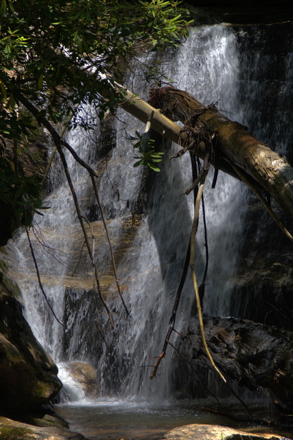 Glen Falls Lower Fall in Highlands, North Carolina