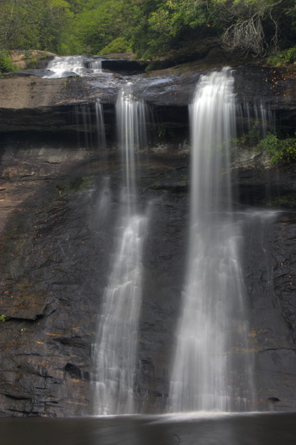 Silver Run Falls in Highlands, North Carolina