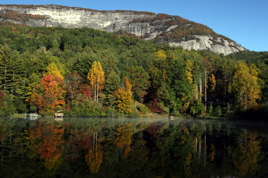 Whiteside Pond in Highlands, North Carolina