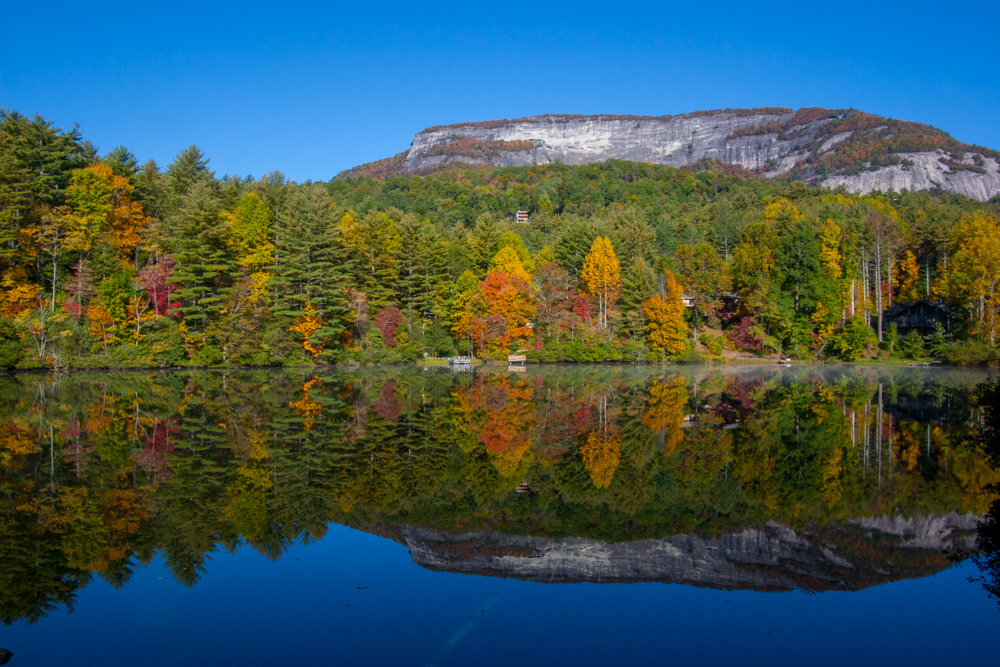 Mountain Reflection in Highlands, North Carolina