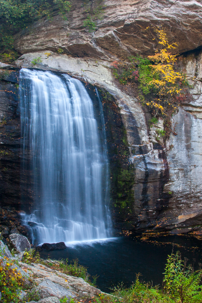 Looking Glass Falls in Brevard, North Carolina