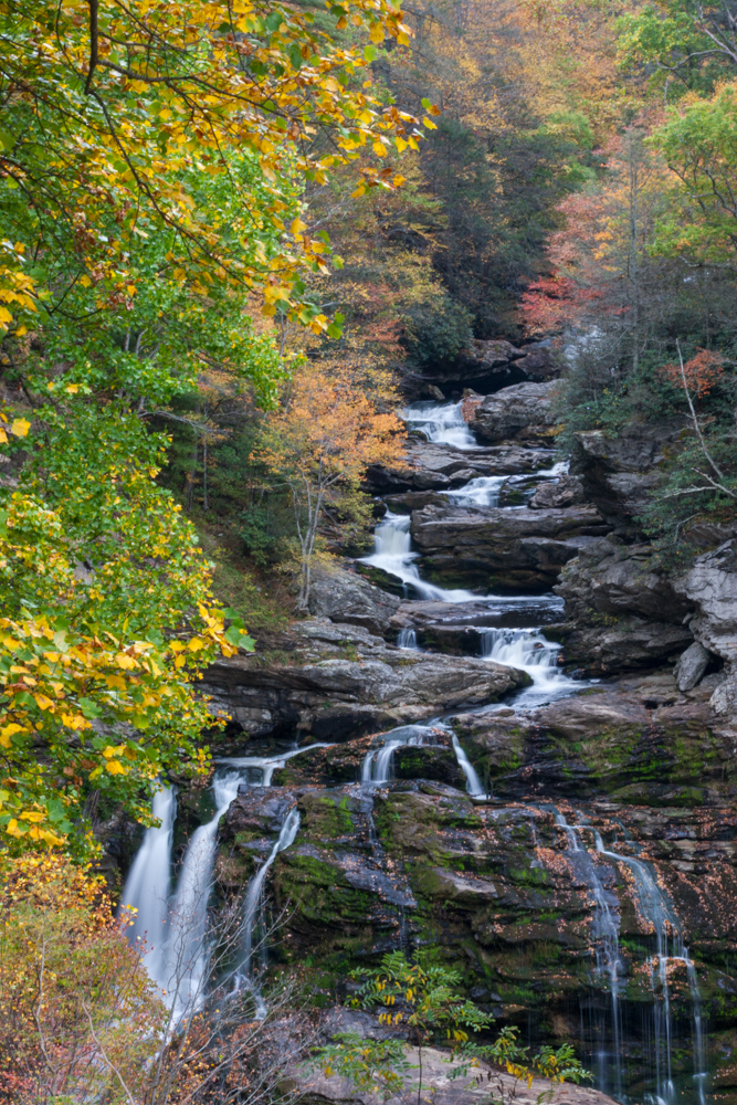 Cullasaja Falls  in Highlands, North Carolina