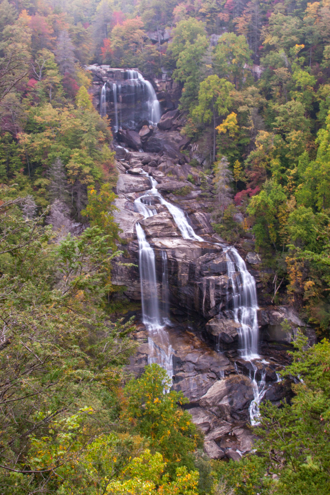 Whitewater Falls in Highlands, North Carolina