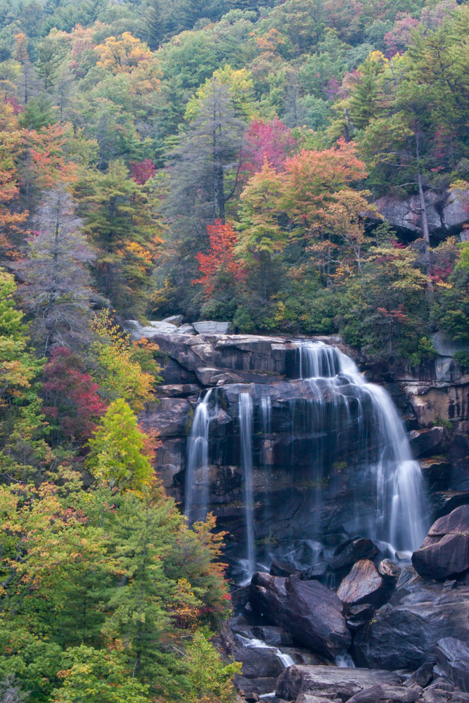 Upper Whitewater Falls in Highlands, North Carolina