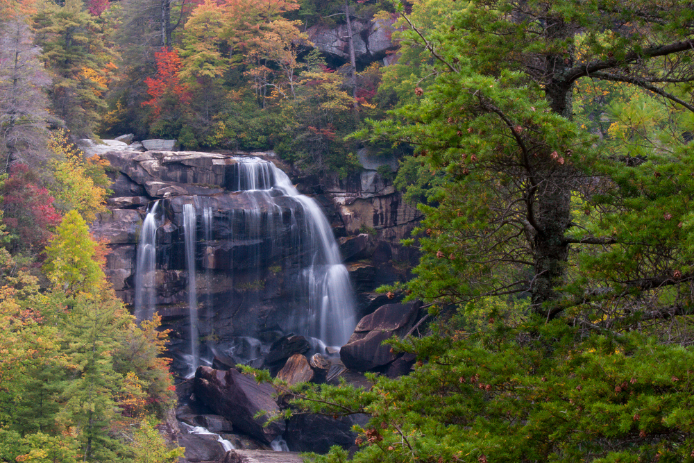 Whitewater Horizontal in Highlands, North Carolina