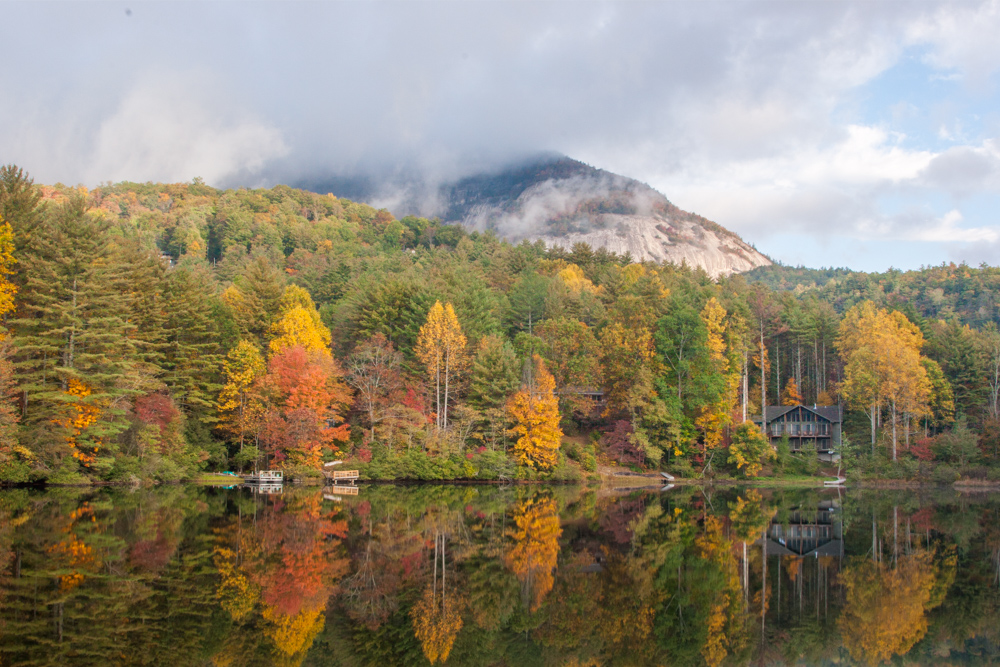 October Day in the Mountians in Highlands, North Carolina