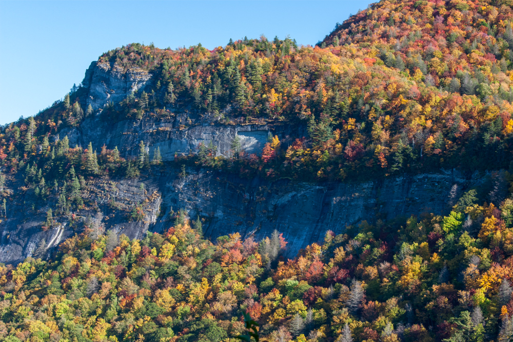 Colorful Rock in Highlands, North Carolina