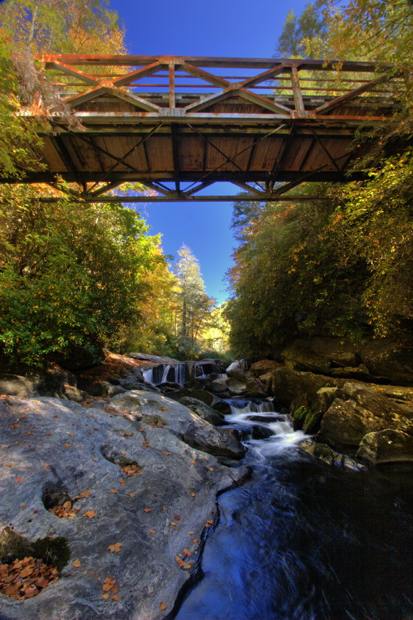 Iron Bridge in Highlands, North Carolina