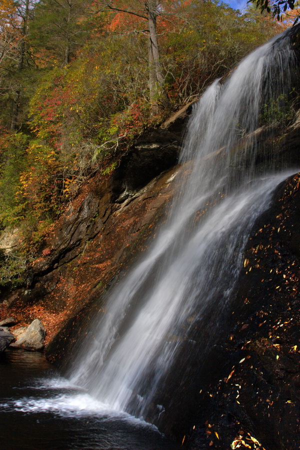 Silver Run Up Close in Highlands, North Carolina