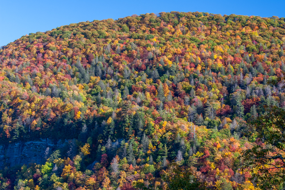 Colorful Mountain in Highlands, North Carolina