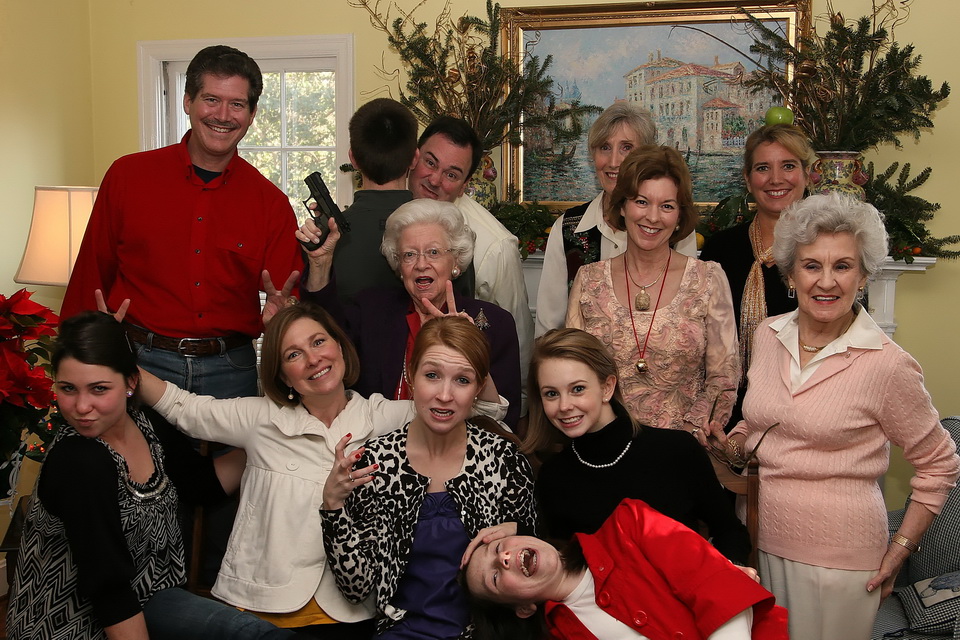Crazy Family Portrait in Gainsville, Georgia