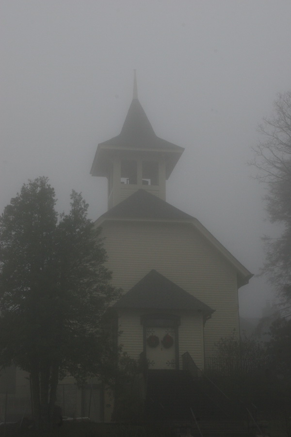 Foggy First Pres in Highlands, North Carolina