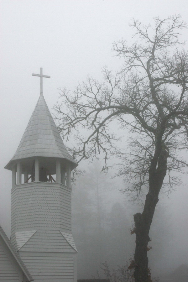 Out of the Fog in Highlands, North Carolina
