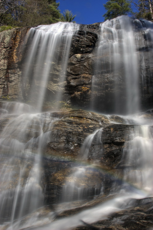 Glen Falls in Highlands, North Carolina