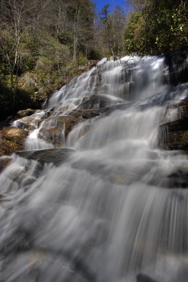 Rushing Water in Highlands, North Carolina