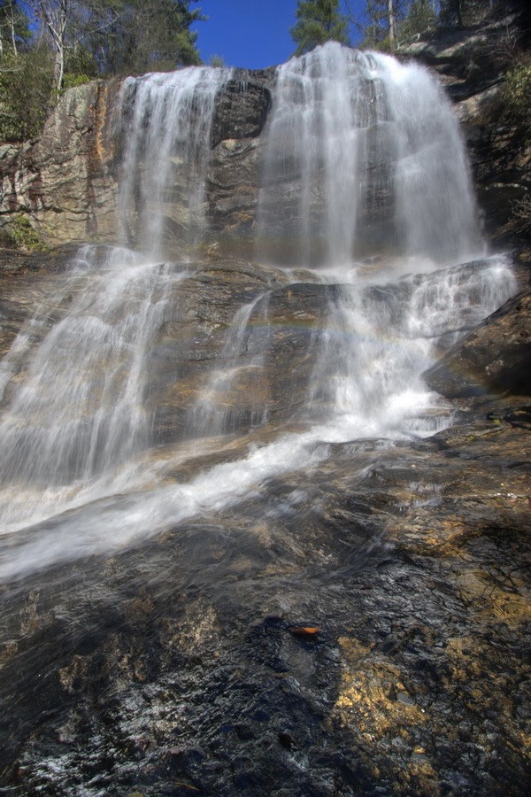 Wide Angle Falls in Highlands, North Carolina