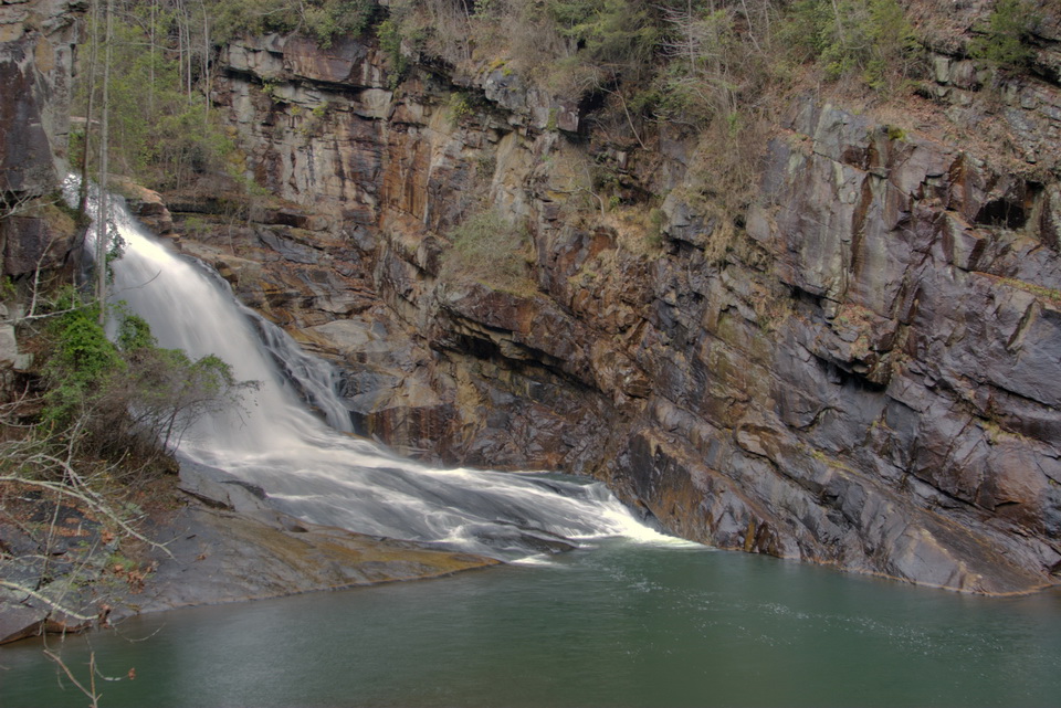 Hurricane Falls in Tallulah Falls, Georgia