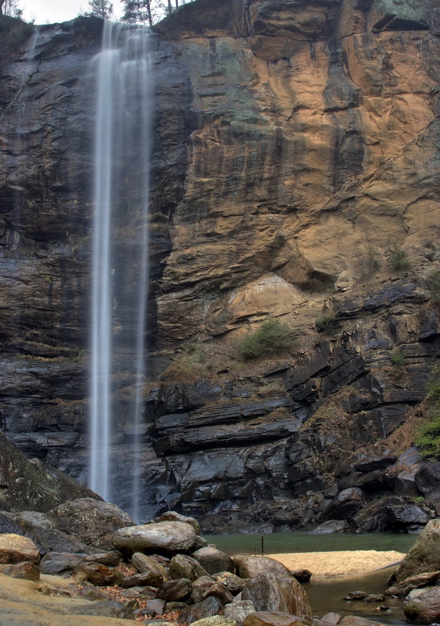 Toccoa Falls in Toccoa, Georgia