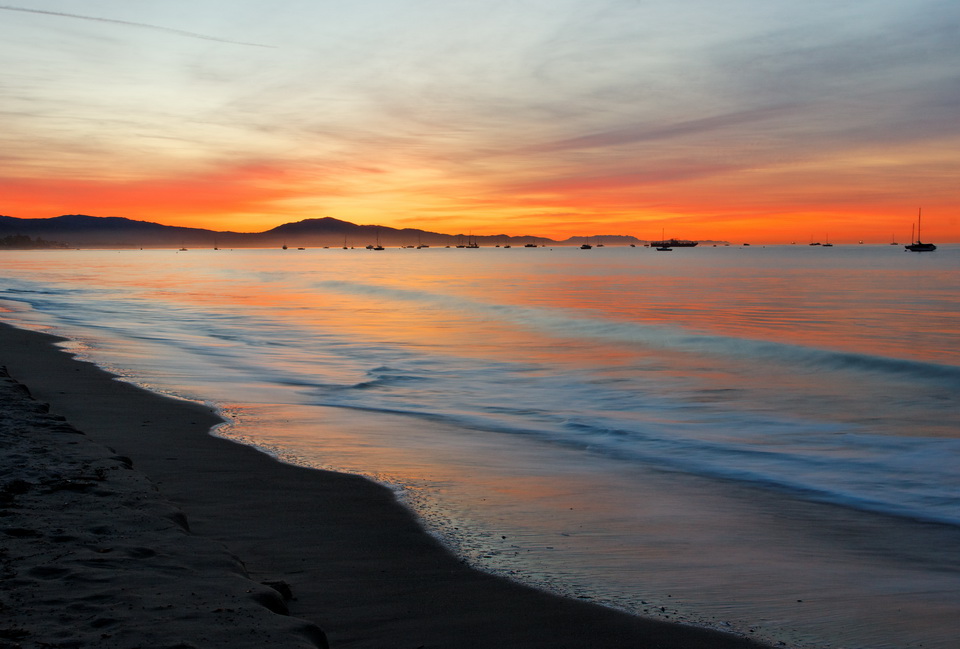 Sunrise Colors in Santa Barbara, California